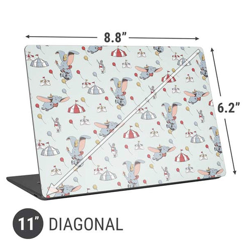 Disney Dumbo Vintage Pattern Universal Laptop 11in (8.8 x 6.2in) Skin